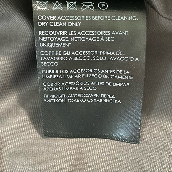 Club Monaco Women's Borrem Blazer Wool Blend Suit Jacket Size 10 Grey Blue - Picture 13 of 15